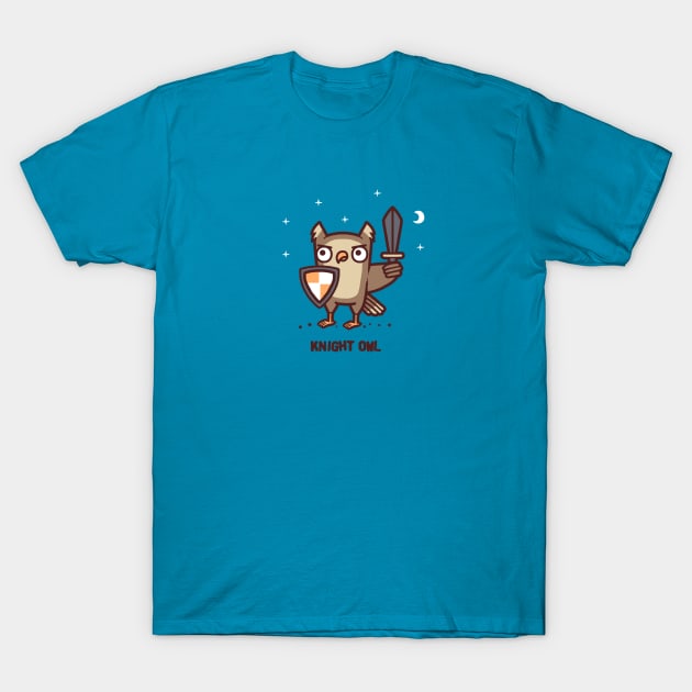 Knight owl T-Shirt by Randyotter